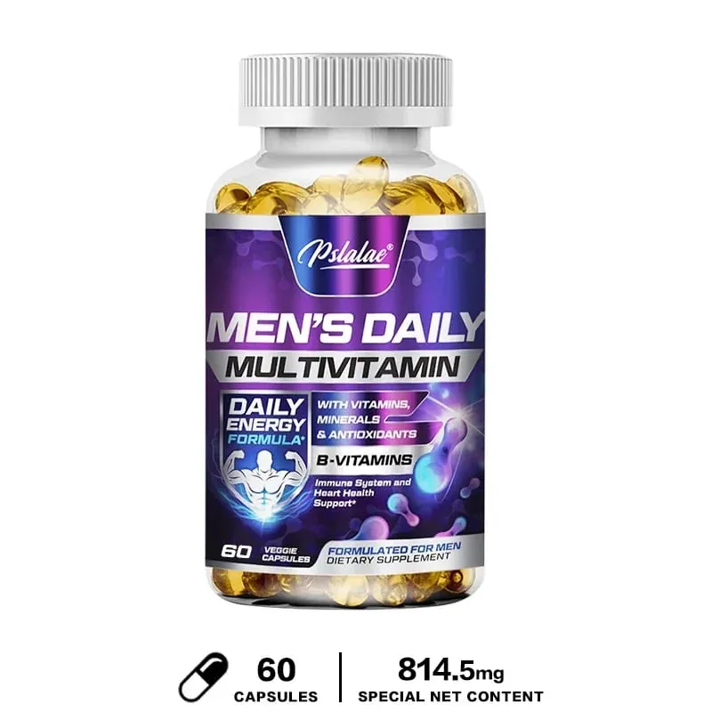 Men's Multivitamin Supplement-Daily Multivitamins and Nutrients To Support A Healthy Active Lifestyle Energy Heart Brain Health