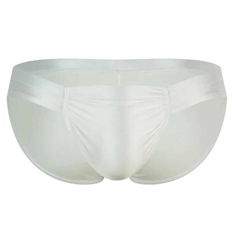Men Oil Shiny Glossy Very Hot Lingerie Low Waist Briefs Breathable Underwear For Man Unisex Panties Underpants Men's Clothing