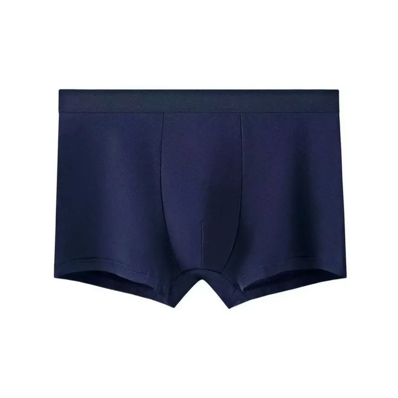 4pcs Cotton Men Boxer Shorts Male Underwear High Stretch Sexy Underpant Man Panties Plus Size L-4XL Mid Waist Breathable Brief