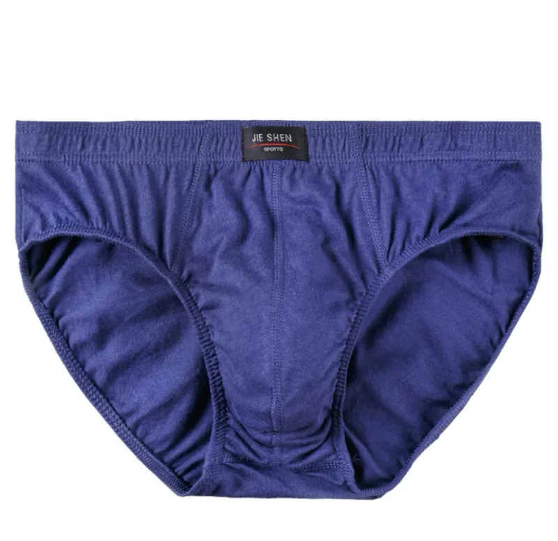 100% Cotton Briefs Mens Comfortable Underpants Man Underwear L/XL/2XL/3XL/4XL5pcs/Set Free Drop Shipping