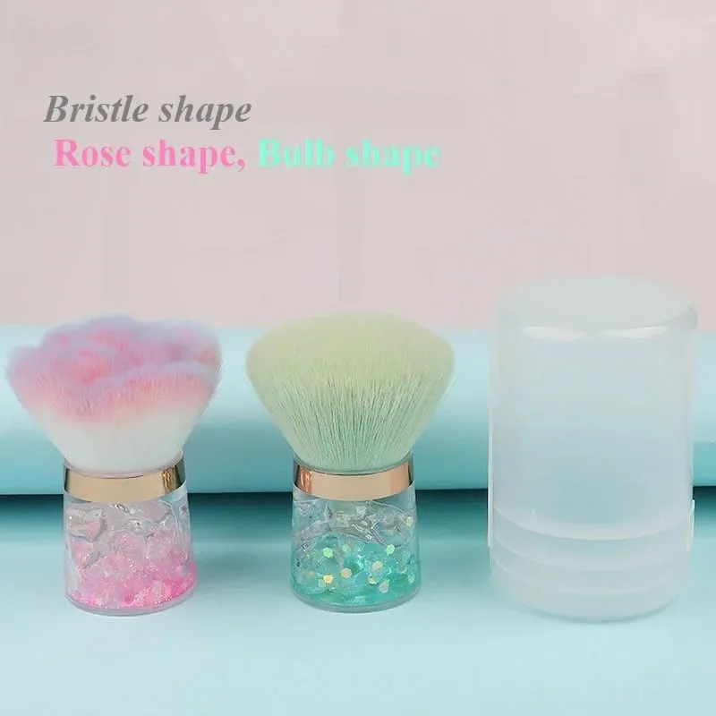 Σετ βούρτσας 4-χρωμάτων με ρουζ και highlighter – Diffused Watercolor Flush Cloud Skin Natural Glow Buildable Soft Texture Spring