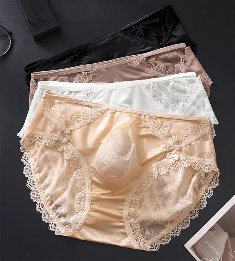 Men's underwear Ice silk tangas japonesa adults 18 plus calzoncillos hombre lace ropa interior hombre 3D convex cuecas masculina