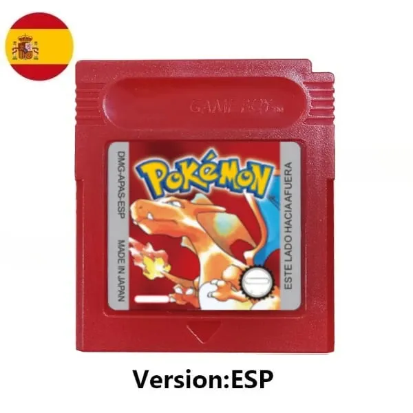 Many style Pokemon Red Blue Crystal Golden Green Silver Yellow GBC Game Card 16 Bit Video Game Cartridge Console Card GB/SP