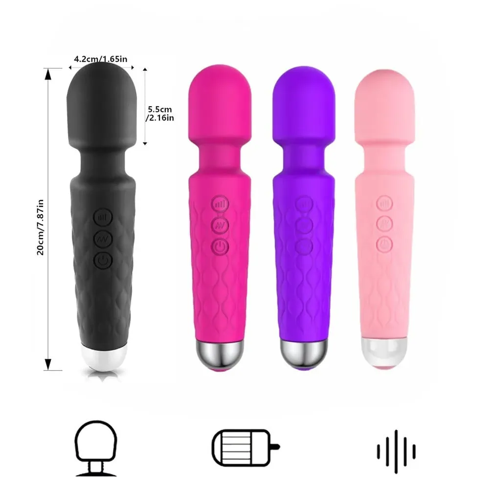 Powerful Vibrating AV Vibrator Magic Wand Clitoris Stimulator Sex Toys for Women G Spot Massager Adult Female Sex Erotic Product