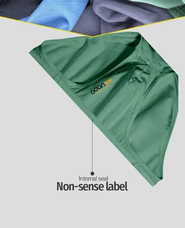 Men Modal Low‑Rise Briefs Sexy Solid Color Simple Triangle Underwear Sports Breathable Comfortable Male Panties