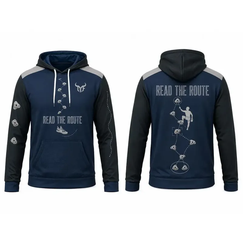 Bouldering Sport Grappling Point Print Hoodie Men's And Women's Outdoor Sport Pullover Autumn Casual Training Sports Sweatshirt