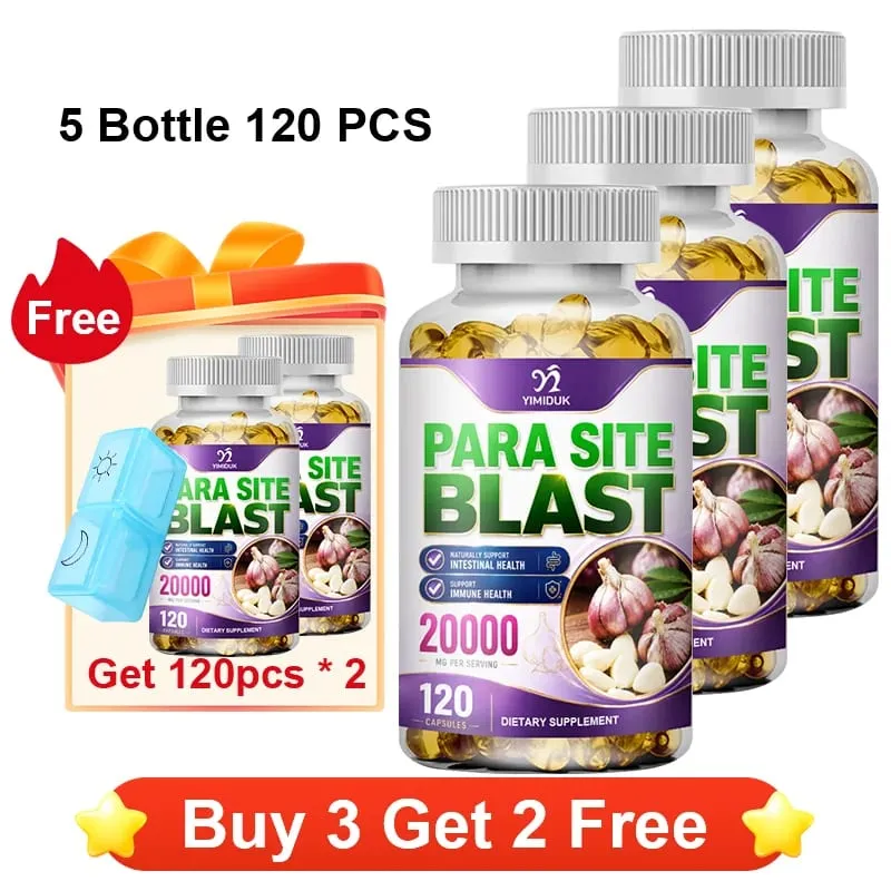 Para Site Blast Capsules with Echinacea Papaya & Oregano Support Seasonal Defense Healthy Digestion Cleanse Gut & Immune