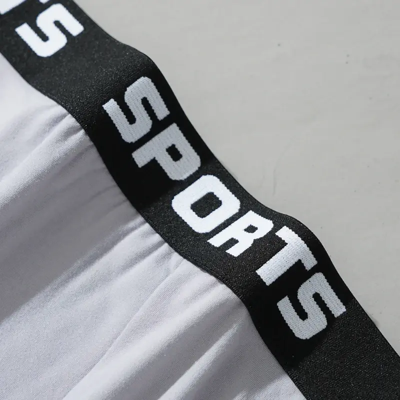 10PCS/Pack Men SPORTS Boxer Shorts Underwear Comfort Trend Panties Man Simple Breathable Underpants Sexy Male Intimate Panties