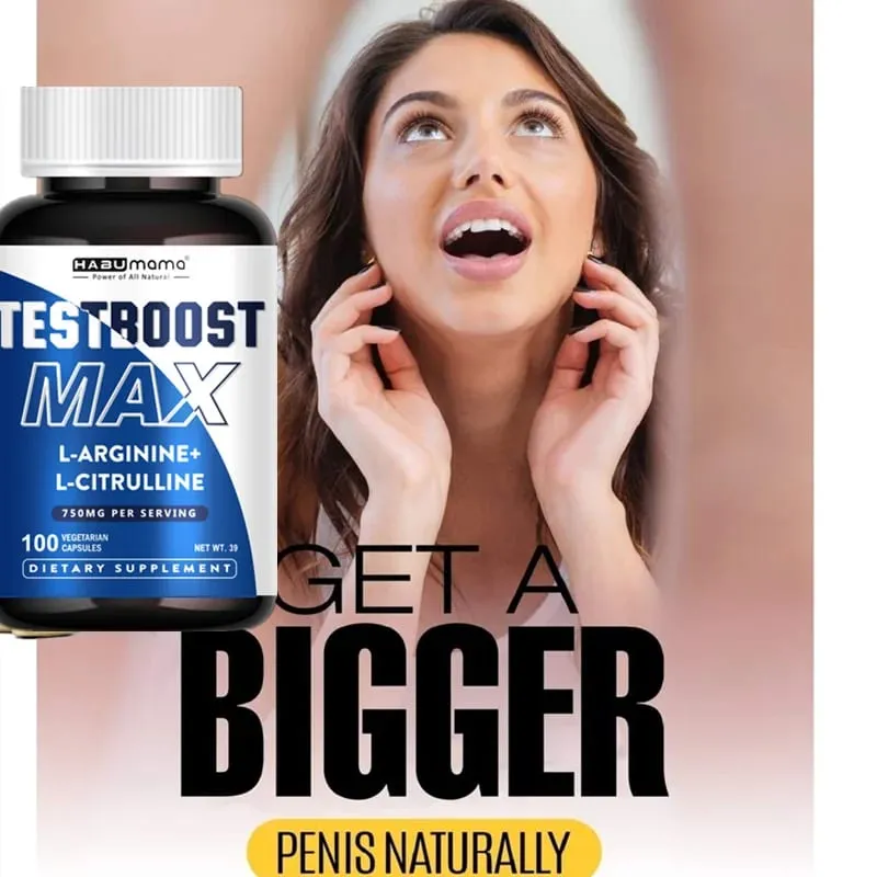 Ultimate Male Enhancing Supplement | Clinically-Backed | 100 tablets for Energy Stamina & Enlargement | Vegan | Discreet Ship