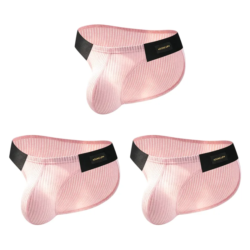 1/2/3PCS New Men's Premium Mercerized Cotton Briefs Ultra‑Thin Breathable Silky Soft Fitness Gym Daily Wear Men Underwear