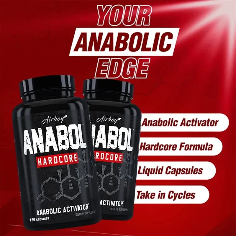 Anabol Hardcore - Make Your Muscles Bigger Stronger Harder & Denser Promote Muscle Growth Increase Strength and Endurance