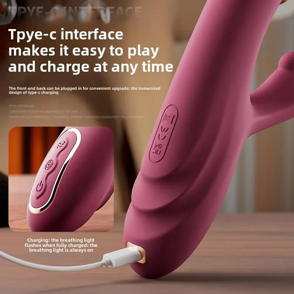 3in1 Thrusting Dild Vibrator for Women G-spot Stimulator Masturbator Clitoris Stimulator Sex Toys Female Goods for Adults