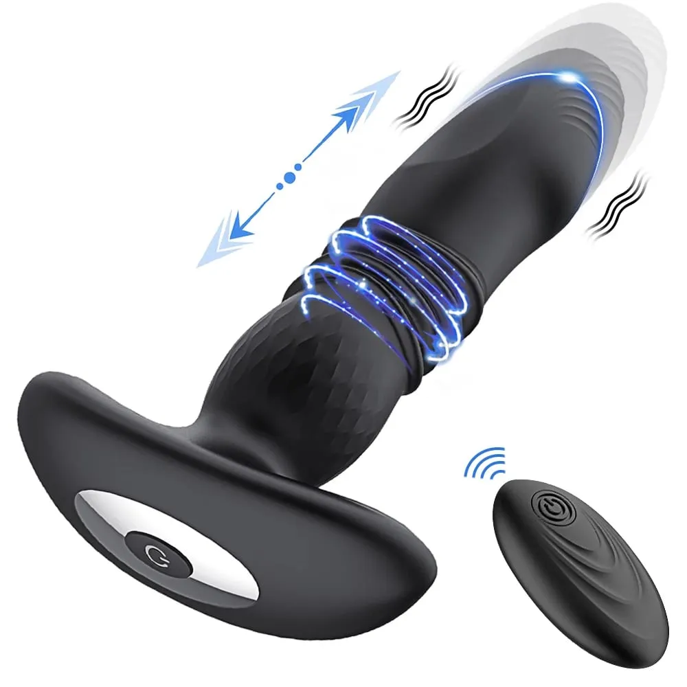 APP Control Vibrator Τηλεσκοπικό δονούμενο πρωκτικό βύσμα τηλεχειριστήριο σεξουαλικό παιχνίδι για ενήλικες Πρωκτικό Dildo Αρσενικό μασάζ προστάτη Πρωκτικό βύσμα