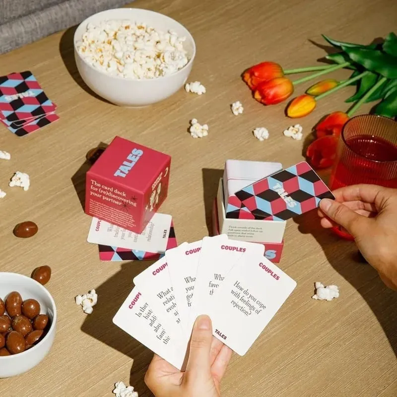 •Έκδοση New Dialogue Newcomer Couple Couple Dialogue Desktop Card Game Outdoor Family Game Card