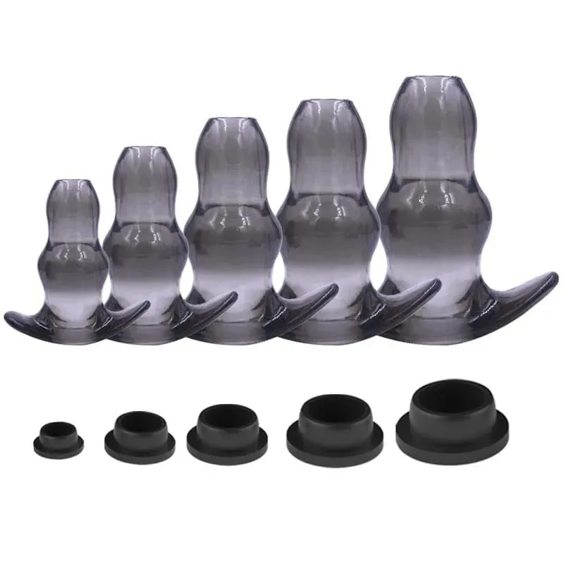 5 méretű üreges anális dugó/tágító/dildo Soft Speculum prosztata masszírozó fenékdugó készlet intim/beöntés szexjátékok nőknek férfiaknak melegek