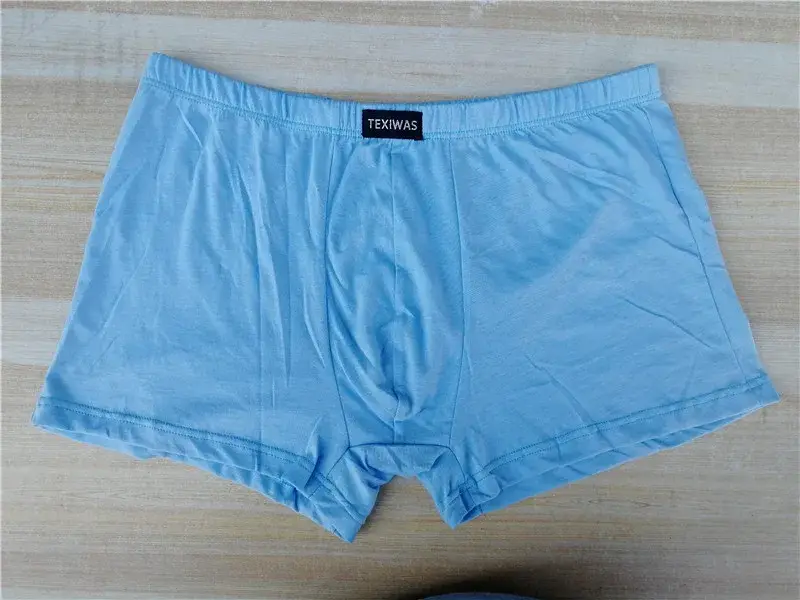 7XL 8XL 100% 棉 4 件/批大尺碼內褲男平口內褲加大尺碼大尺碼短褲透氣棉質內褲