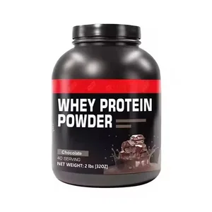 Whey Protein Powder 2lbs - 80% Protein Gold Ratio Whey for Muscle Growth & Recovery Vanilla/Chocolate/Strawberry 40 Servings