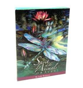 Spirit Of The Animals Oracle Cards A 52 tarot cards deck Divination Edition Deck Borad family women party playing table games