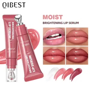 4 Colors Mirror Pearl Fine Shimmering Hydrating Pipe Lip Gloss Moisturizing Crystal Gloss Lip Glaze Layering Lip Makeup