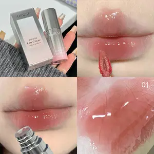 Watery Mirror Lip Gloss Long-lasting Moisturizing Easy Wearing Water Glass Lip Glaze Hydrating Sexy Red Lip Tint Makeup