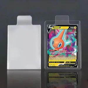 65*90 мм, 100 шт., чохли для ігрових карток Bulge для карток Pokemon, прозорі ігрові протектори, торгова папка, тримач, дитяча іграшка, подарунок