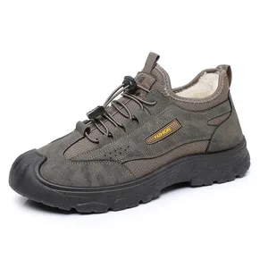 Mga Lalaking Winter Snow Boots na Bagong Fleece Lined Warm Shoes na Hindi Nadulas sa Pagsuot-Resistant Hiking Boots na Maraming Gamit na Sapatos ng Tatay Para sa Mga Lalaki