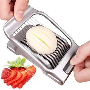 Krajalnica do jajek do jajek na twardo Drut ze stali nierdzewnej Krajalnica do jajek Dicer Cutter Kuchnia Truskawkowa Krajalnica do grzybów JT188
