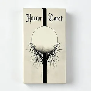 Mystery Horror Tarot Deck 78 Card Set For Divination Power Exploration and Psychic Insight | Halloween and Christmas Gifts