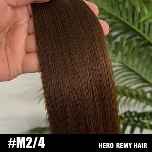 Hero Remy Hair Tape בתוספת שיער טבעית שיער אדם צבע בלונד 100% רמי שיער אנושי דבק עור ללא תפרים 2.5 גרם/חתיכה