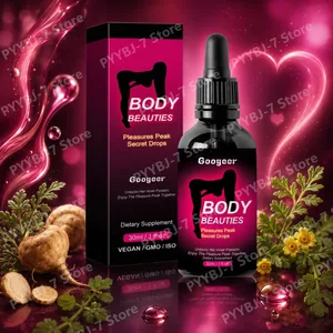 Cairan Ekstrak Akar Maca Tetes 30ml dengan Suplemen Cairan Muira Puama dan Tribulus untuk Wanita