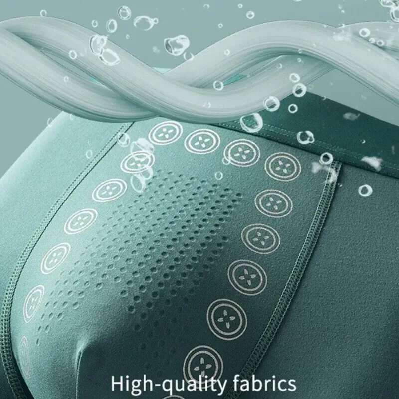 Sous-vêtements pour hommes en Polyester fibre extensible thérapie magnétique boxers pour hommes slips confortables pour un usage décontracté