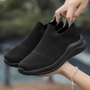 ผู้ชายรองเท้าผ้าใบรองเท้าสบายๆUnisex Soft Sole Slip-On Vulcanizedรองเท้าLoafersน้ำหนักเบาPlusขนาดรองเท้าผู้ชายTenis hombres