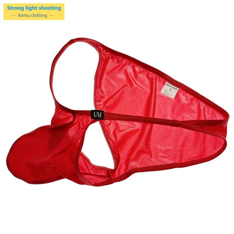 Men's Oversized Comfortable Pouch Ice Panty Semi-Transparent Sexy Underwear for Everyday Use
