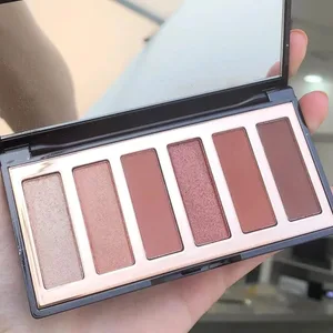 Fashion Best Seller CT Brand Makeup 6 Warna Eye Shadow Disc 8.2G Matte Pearl Finish Seri Warna Telanjang Kosmetik Kecantikan Mata