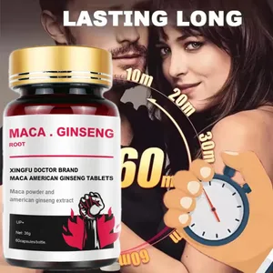 O melhor suplemento de maca preta masculina - suplemento de ginseng para saúde, energia e resistência à massa muscular