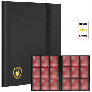 Raccoglitore di carte collezionabili Cartella per album di carte a 9 tasche Raccoglitore tascabile a caricamento laterale a 360 gradi per Yugioh Sport e altri TCG