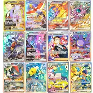 tcg Card English SV10 SV09 Destined Rivals Team Rocket's Mewtwo Cynthia's Garchomp Ethan's Ho-Oh Trading Card Game
