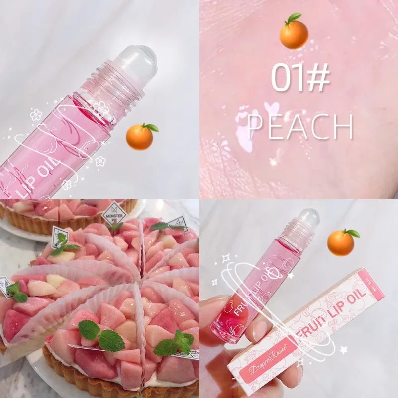 Ulei de buze hidratant Gloss pentru buze Hidratant Hrănitor Balsam de buze Transparent Incolor Fructe Avocado Îngrijire a buzelor