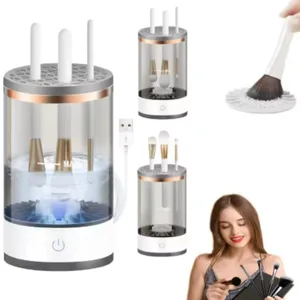 Draagbare USB oplaadbare elektrische make-upborstelmachine Efficiënt automatisch voor thuisreizen Cosmetische borstels Diepe reinigingshulpmiddelen