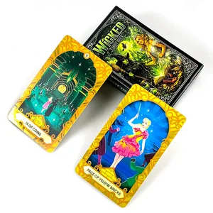 新しい邪悪なタロットデッキ ​​78 カード伝統タロットカード英語版占いボードゲームハロウィンとクリスマスゲーム