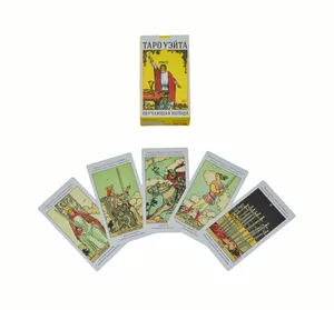 《Taro Uzuyita Teaching Tarot Deck》78 Cards Russian Version Board Game Card Game Suitable for Parties Ideal as a Gift