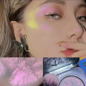 Kaleidos-lápiz delineador de ojos en Gel automático, resaltador de sombra de ojos camaleón, juego de Maquillaje facial con brillo, polvo de diamante camaleón