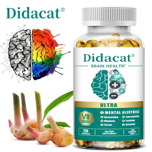 Fosfatidylserinkapslar - med vitamin B6 och B12 Förbättrar minne och koncentration Fräscha upp sinnet Stöd energi