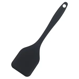 Kecil 20.5Cm Silikon Memasak Kebocoran Spatula Padat Sekop Ikan Goreng Omelet Sekop Non-Stick Spatula Dapur Memasak Alat