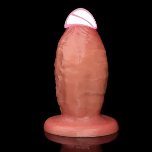 قضيب اصطناعي سميك للألعاب الجنسية الشرجية 18 + مقبس مؤخرة من السيليكون السائل قضيب اصطناعي شرجي واقعي ضخم لاستمناء النساء والرجال والمثليين