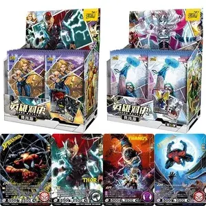 Kartu        Asli Kartu Duel Pahlawan          Versi Kompetitif Mainan Kartu Koleksi Iron Man Thor Captain CR America