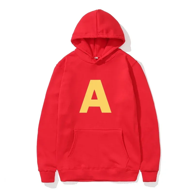 Alvin and The Chipmunks_ The Squeakquel's Pullover Woman Manfashion Drop Bahu Sweater Tersedia untuk Best Friend Hoodie