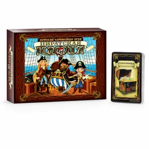 Pirate Mafia Kids Team Card Board Game Adventure Social Deduction Roleplay Strategy Family Party Russian Version