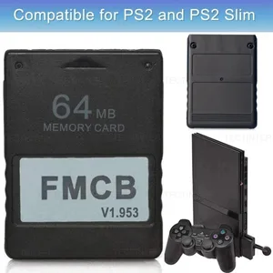 Kartu Memori McBoot Gratis untuk Konsol Ramping Sony PS2/PS2 untuk Playstation 2 8MB/16MB/32MB/64MB OPL MC Boot untuk Aksesori PS2