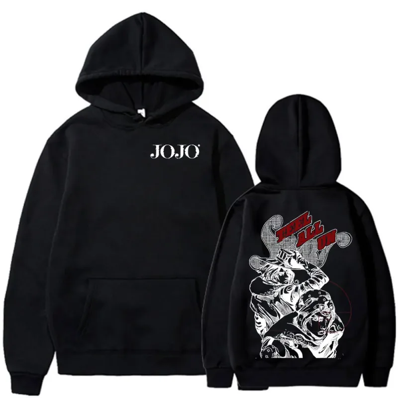 انیمه JoJo ماجراجویی عجیب و غریب STEEL BALL RUN Gyro Zeppeli Johnny Joestar Hoodies مردانه لباس زنانه پیراهن پیراهن